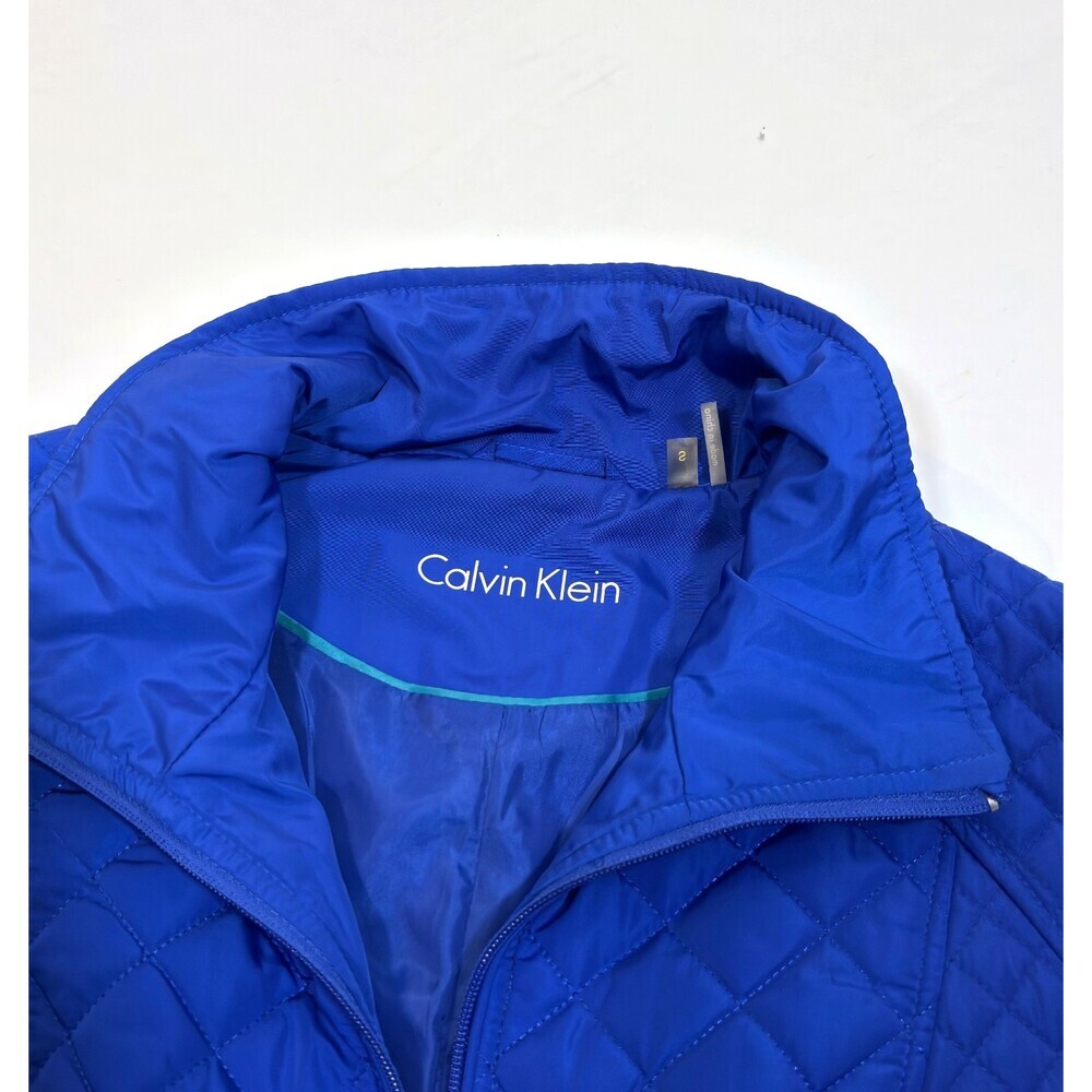Calvin Klein Quilted Vest Royal Blue - Size Small - Picture 3 of 6
